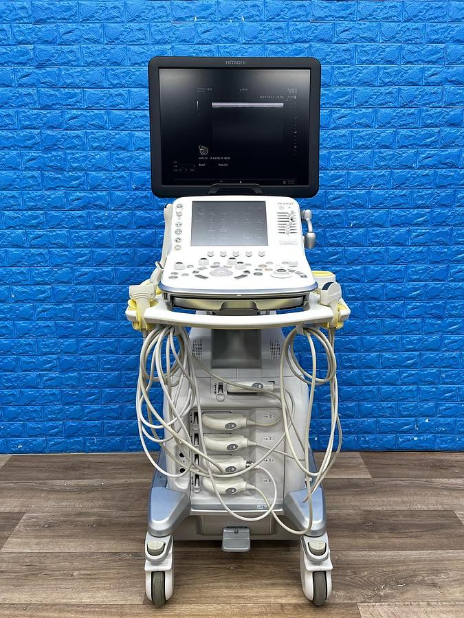 Used Hitachi Aloka Arietta V70 Ultrasound  YOM: 2016 With 5x Probes