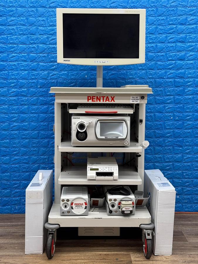 Used Pentax EPK-i7000 Complete Endoscopy Tower with Gastroscope & Colonoscope YOM 2013