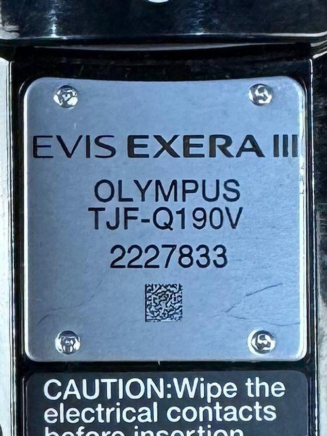 Used Olympus Scope Model: TJF-Q190V