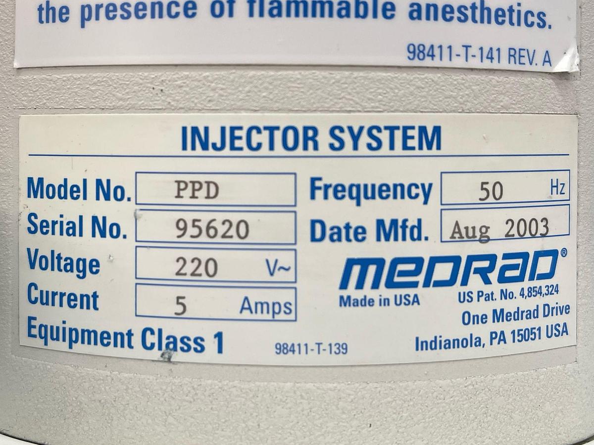 Used Medrad Injector System PPD YOM: 2003