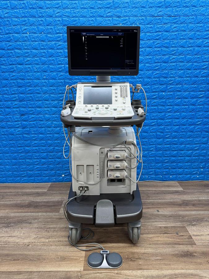 Used Toshiba Aplio 500 Ultrasound YOM: 2019 Probes  PLT-1005BT YOM: 2019 PLT-1204BT YOM: 2019 PLT-1202BT YOM: 2019