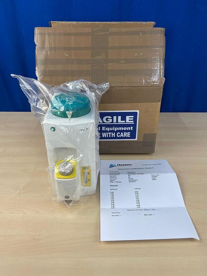 Used GE Datex-Ohmeda Tec 7 Sevoflurane Refurbished Patient-Ready REF: 1175-9341-000