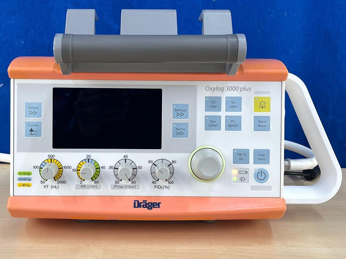Used Dräger Oxylog 3000 Plus YOM: 2015