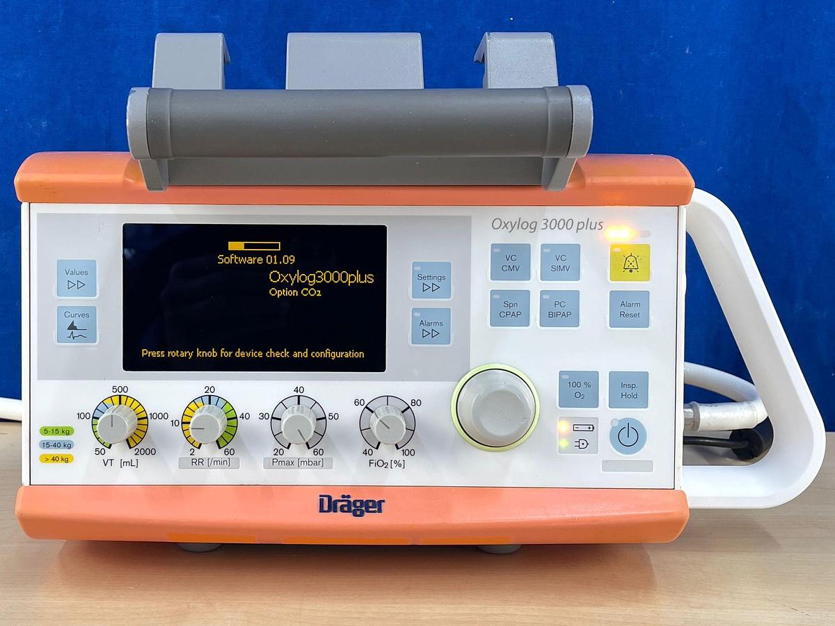 Used Dräger Oxylog 3000 Plus YOM: 2015