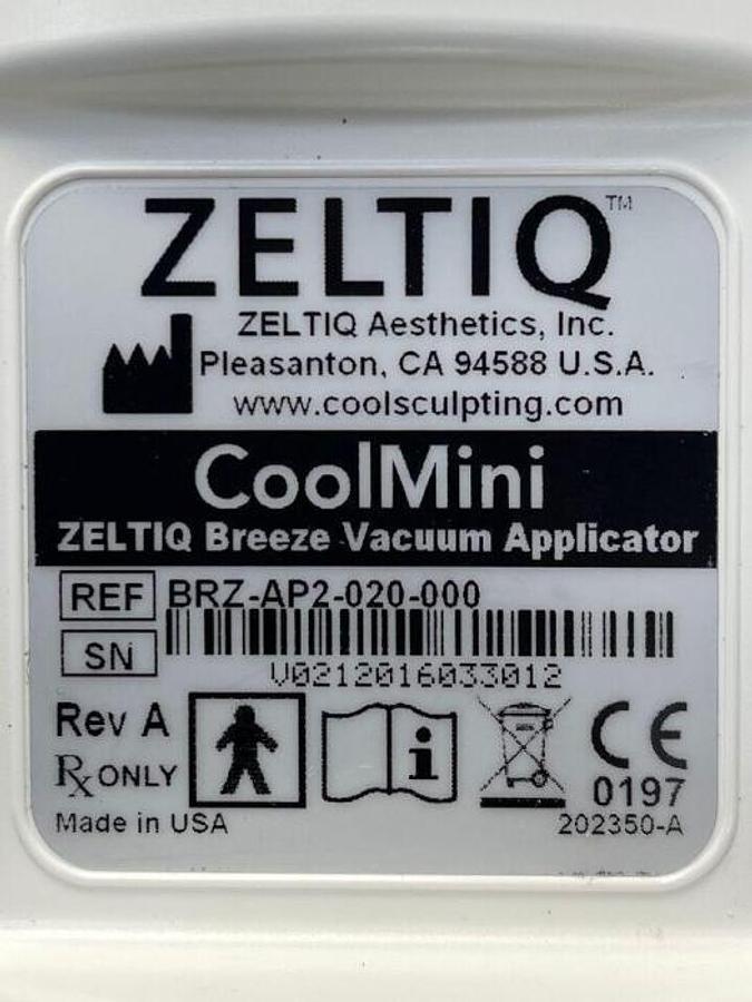 Used Pre-Owned - Excellent ZELTIQ CoolMini BRZ-AP2-020-000