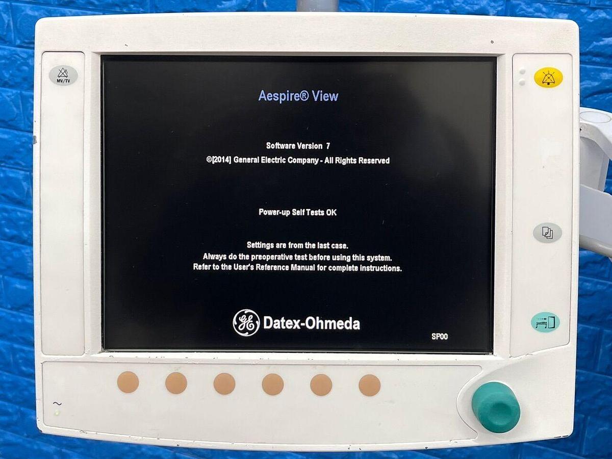 Used GE Aespire View Anesthesia YOM