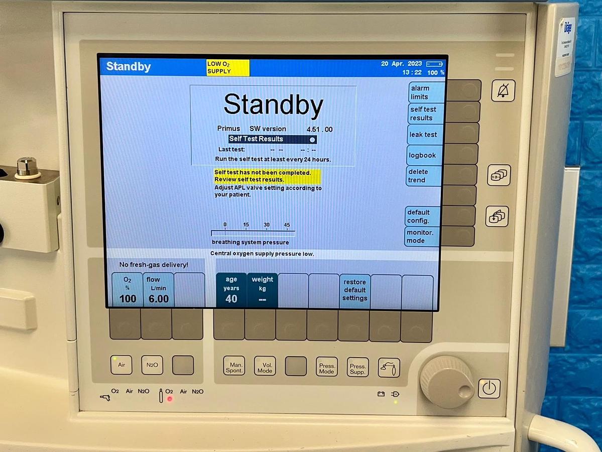 Used Drager Primus YOM: 2014