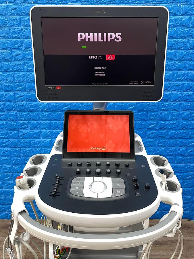 Used Philips EPIQ 7C Ultrasound  SW: HW A.1 YOM: 2016 SN: US616B0913 Probe  X5-1 