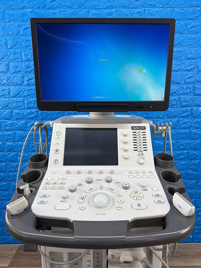 Used Toshiba Aplio 500 Ultrasound with 3x probes YOM: 2019