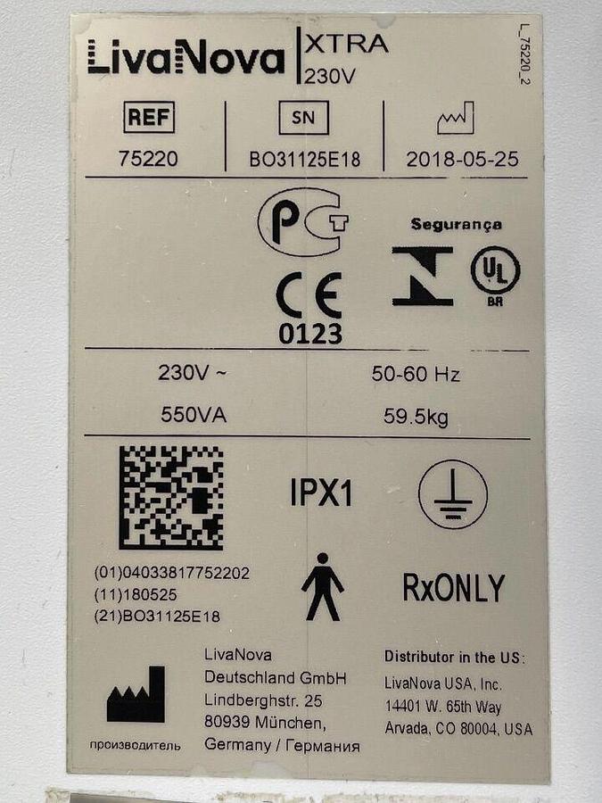 Used LIVANOVA Xtra™ Autotransfusion
