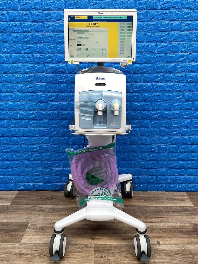 Used Dräger Evita V500 Ventilator SW: S02.51.01 Hours: 35374 YOM: 2013