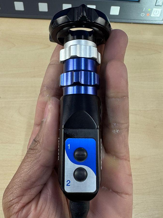 Used Karl Storz Tele Pack X LED TP 100 SN: ZU3890 Include Karl Storz Tele Cam SN: PT864874-H Karl Storz Light Cable And Keyboard