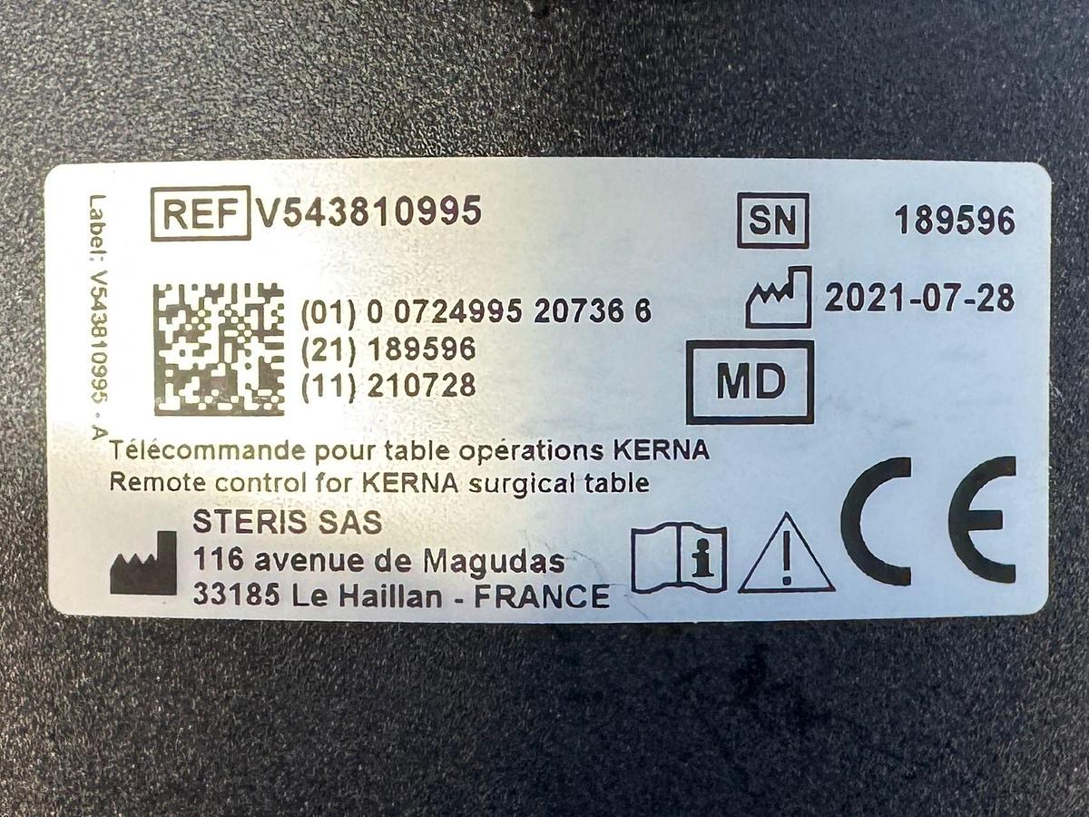 Used Steris Kerna General Surgical Table YOM: 2022
