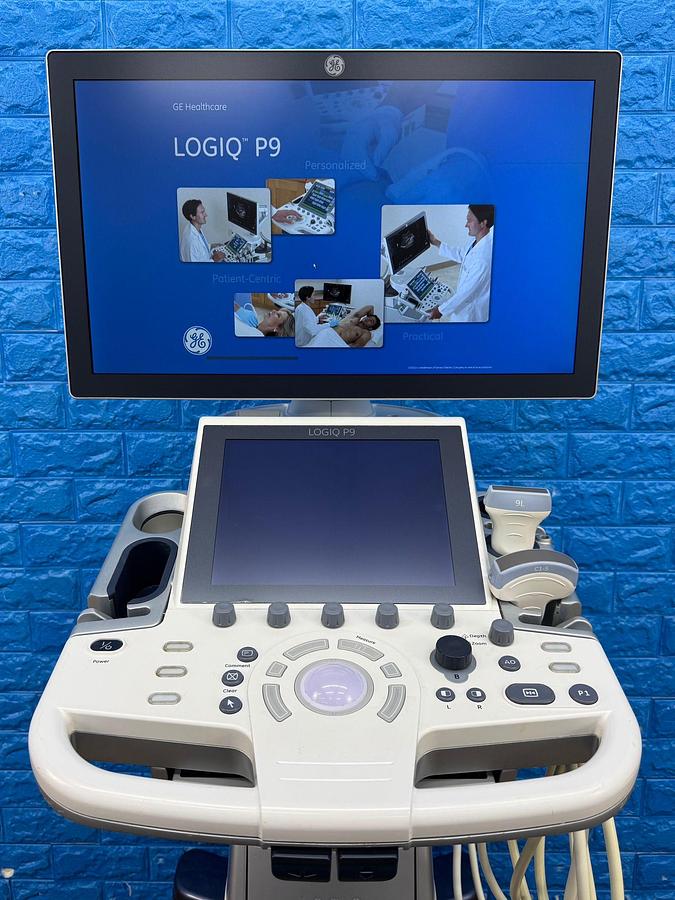 Used GE LOGIQ P9 YOM: 2016 R1 with Convex C1-5-RS YOM: 2022 and Linear Probe 9L-RS YOM: 2018
