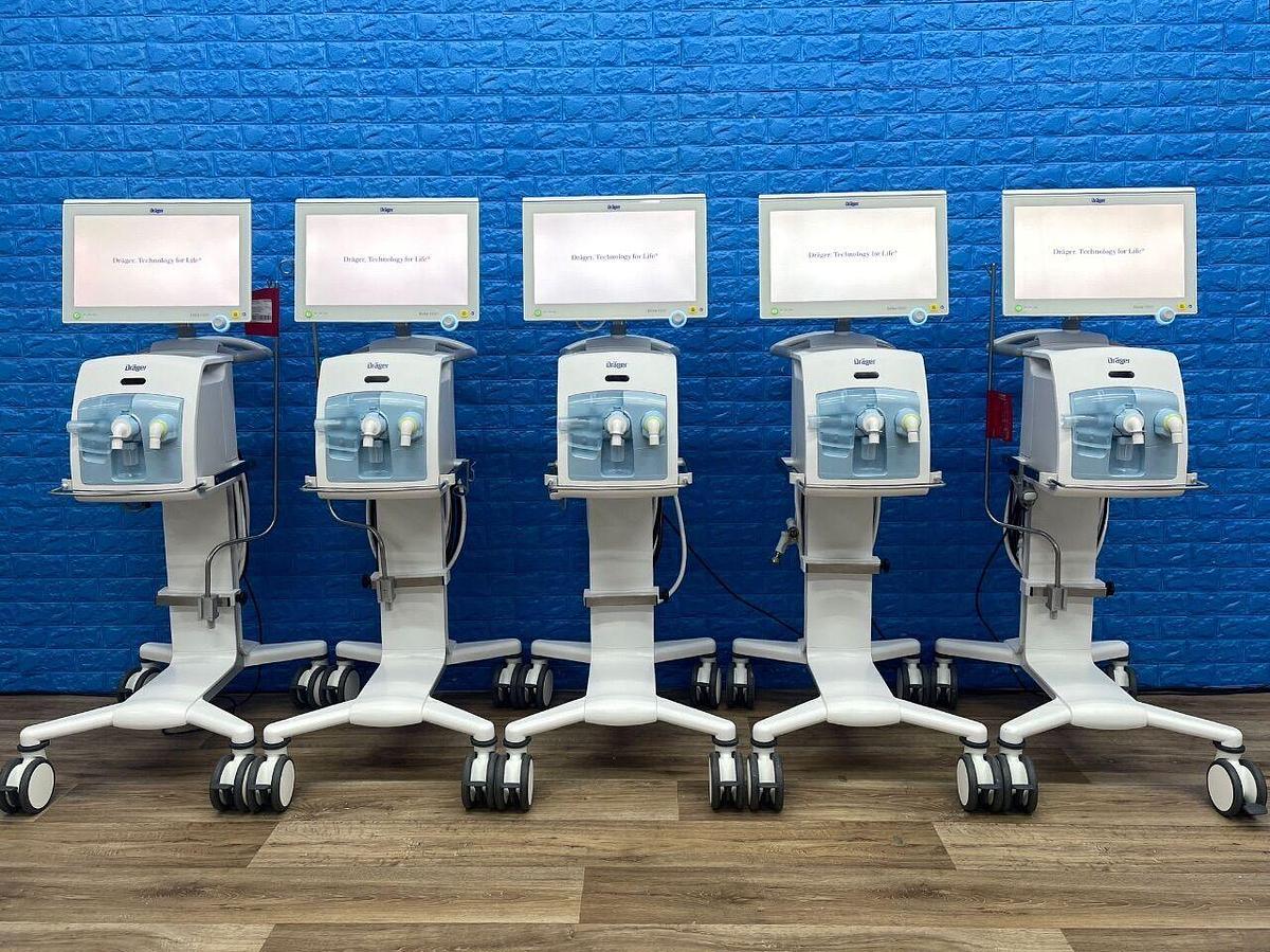 Used DRAEGER Dräger Evita V800 Ventilator YOM