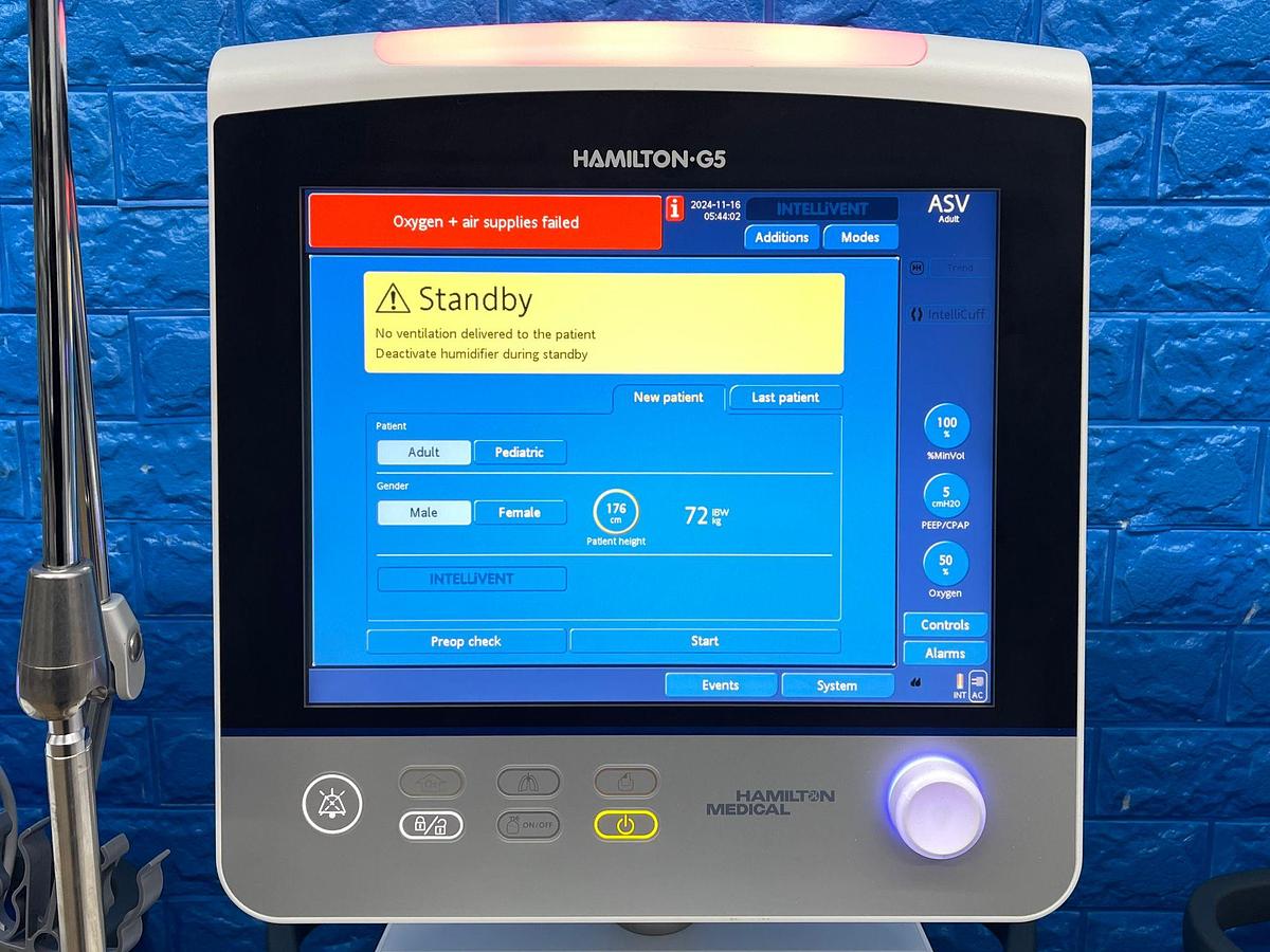 Used 13x Hamilton G5 Ventilator YOM: 2020 