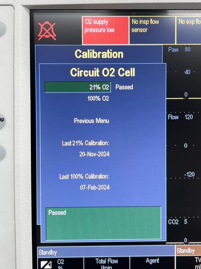 Used GE Aisys Anesthesia YOM: 2009