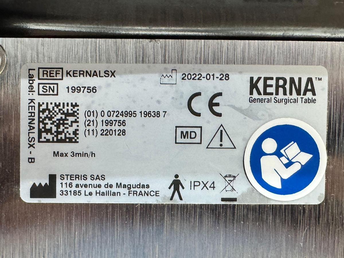 Used Steris Kerna General Surgical Table YOM: 2022
