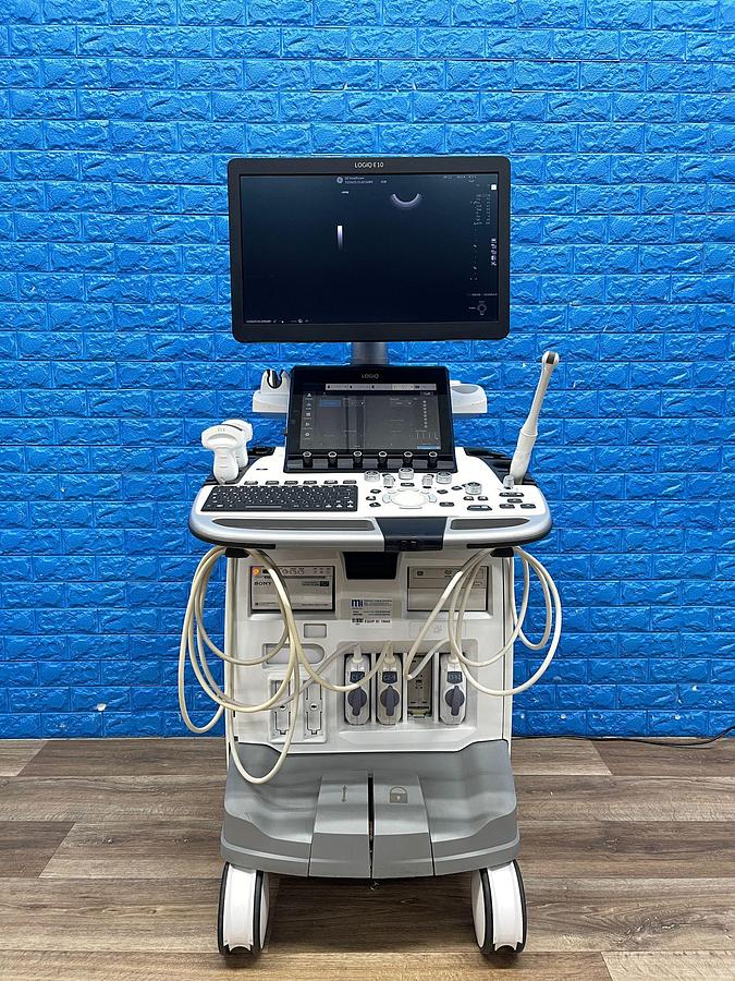 Used GE Logiq E10 Ultrasound YOM: 2019 Probes C1-6-D YOM: 2019 C2-9-D YOM: 2019 IC5-9-D YOM: 2024