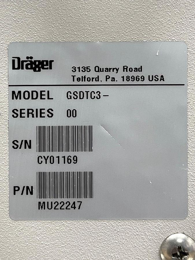 Used Dräger Resuscitaire YOM: 2016