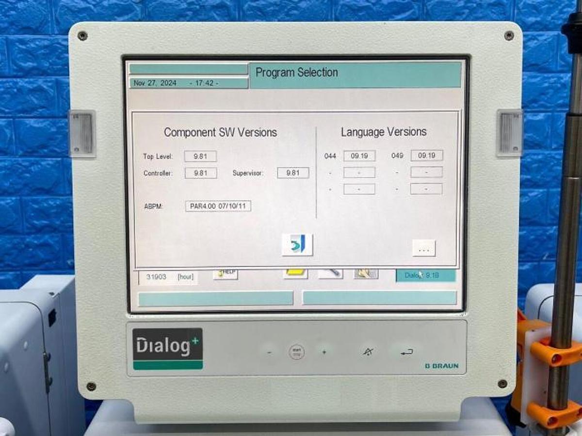 Used 2015 - B. BRAUN Dialog plus Adimea