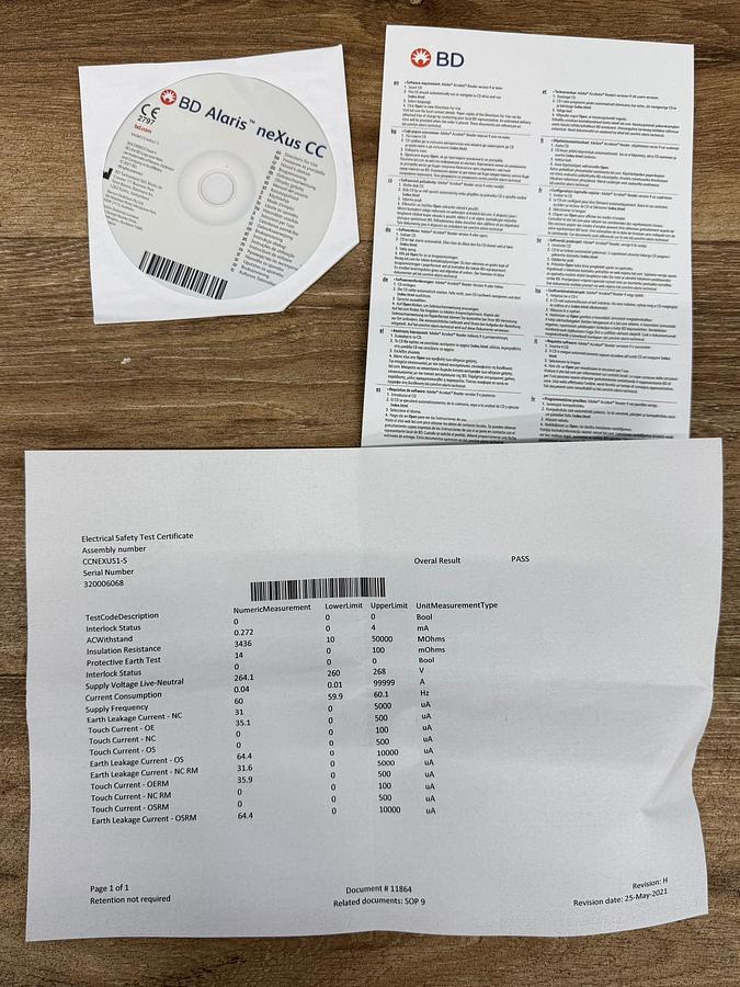 Used BD Alaris Nexus Syringe Pump  REF: CCneXus1-S -20 Pieces  Brand New