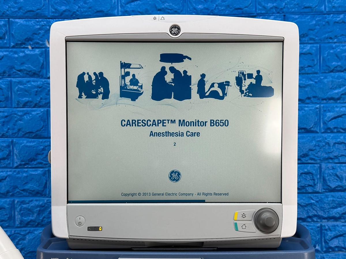 Used Dräger Fabius Tiro YOM: 2011  Include GE B650 Patient Monitor YOM: 2013 With SPO2 & ECG Cables