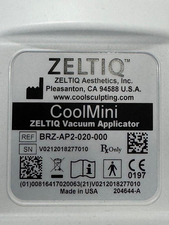 Used Zeltiq Coolsculpting Cryolipolysis Systems YOM: 2015