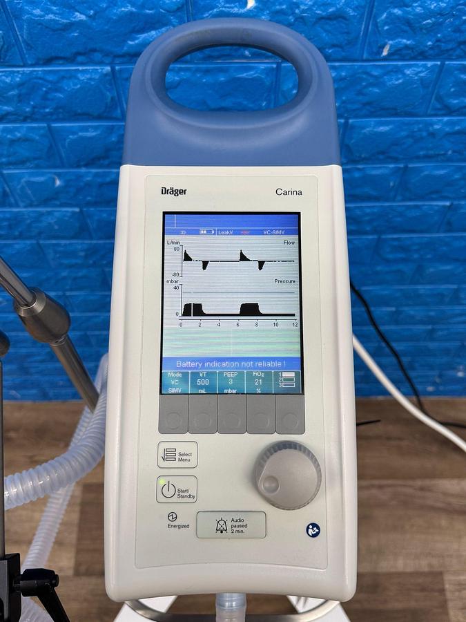 Used Dräger Carina Ventilator  Hours: 52 YOM: 2018 
