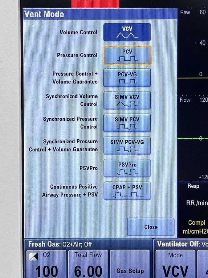 Used GE DATEX-OHMEDA CS2 Anesthesia, YOM