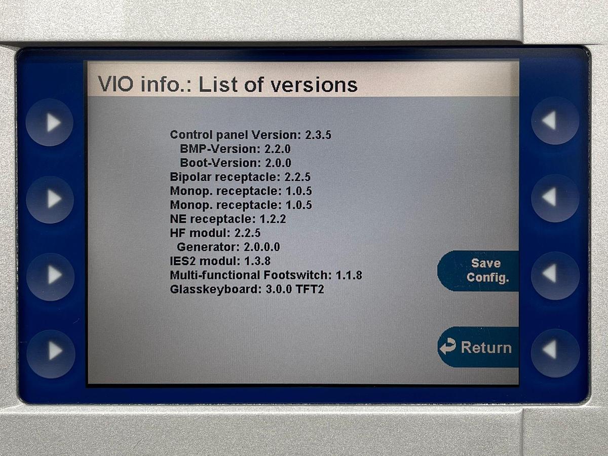 Used Erbe VIO 300D Includes Foot Switch, Erbe IES 2 Pump and ERBE user manual