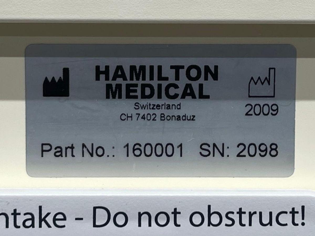 Used Hamilton C2 Ventilator