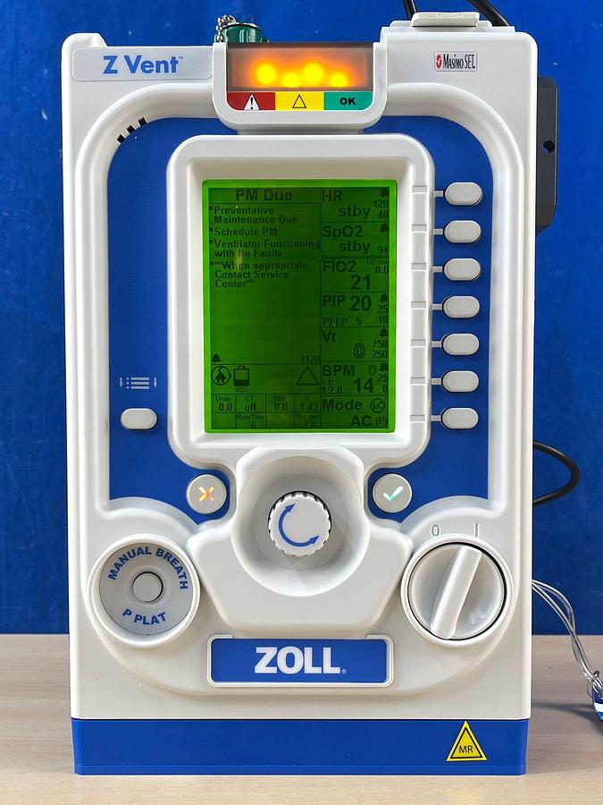 Used Zoll 731 Series Ventilator YOM: 2019 -4 pieces