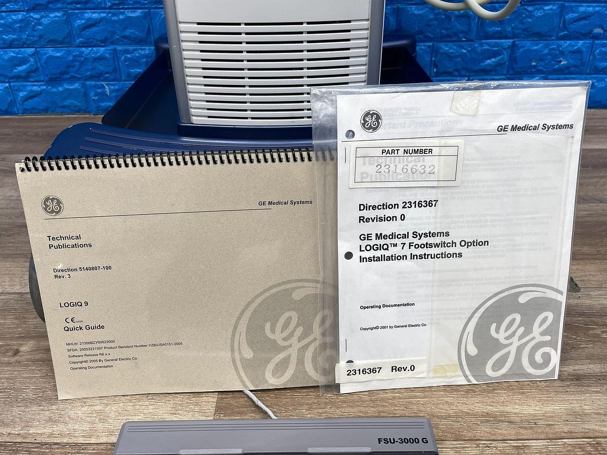 Used GE Logiq P9 Ultrasound YOM: 2016 With 2 Probes