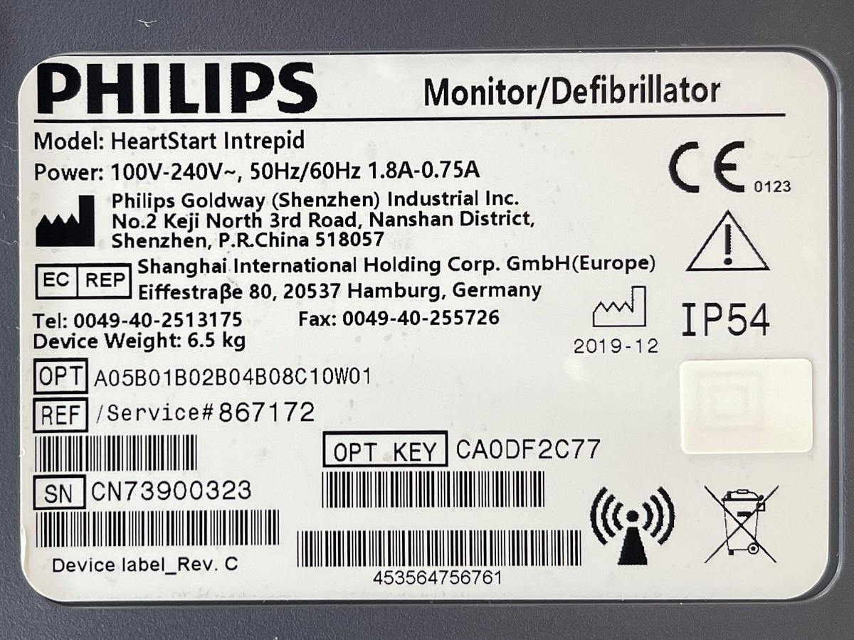 Used Philips HeartStart Intrepid Defibrillator YOM: 2019 