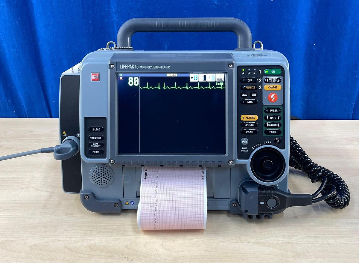 Used Physio Control Lifepak 15 Monitor YOM: 2018