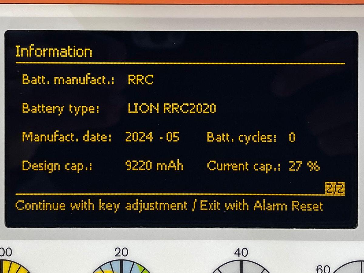 Used Dräger Oxylog 3000 Plus YOM: 2019 Brand New Battery