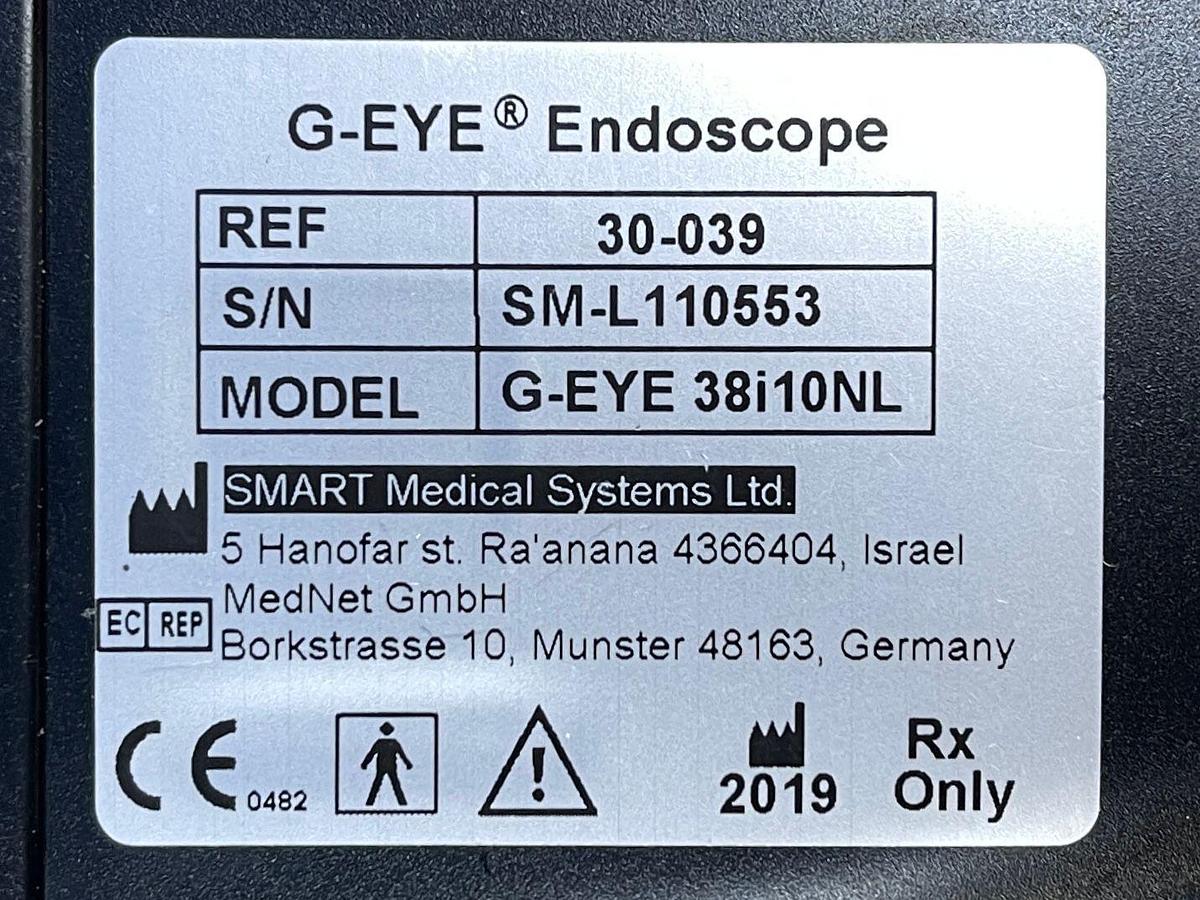 Used Pentax Scope Model: G-EYE38-i 10NL, Pentax Scope Model: G-EYE38-i 10NL, Colonoscope, YOM: 2019, 25 Times Used.