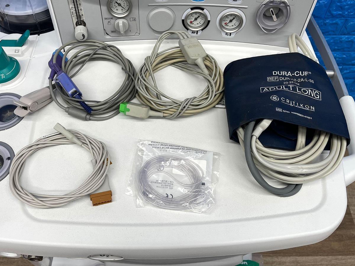 Used GE Aespire View Anesthesia YOM: 2015 Include GE B450 Patient Monitor With E-miniC Gas Madul And Leads YOM: 2015
