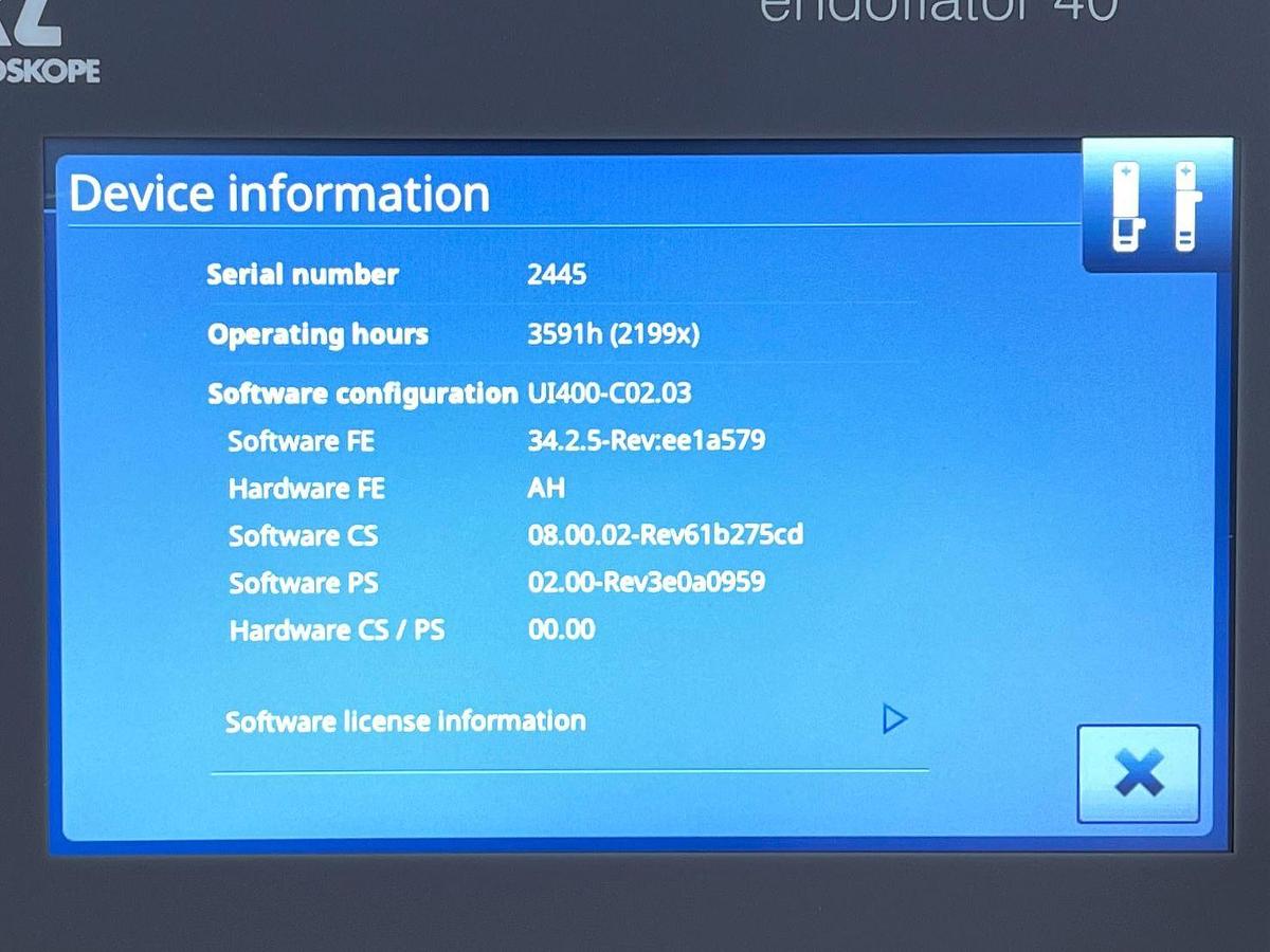 Used Karl Storz Endoflator 40 UI400