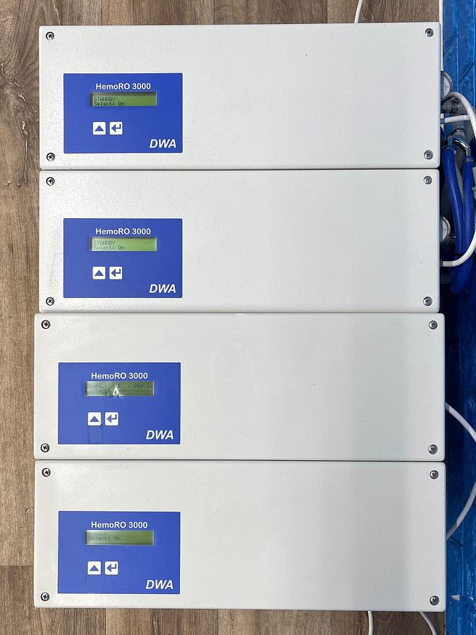 Used DWA HemoRO 3000 REF: 02HRO3000 -4 pieces Dialysis Pump
