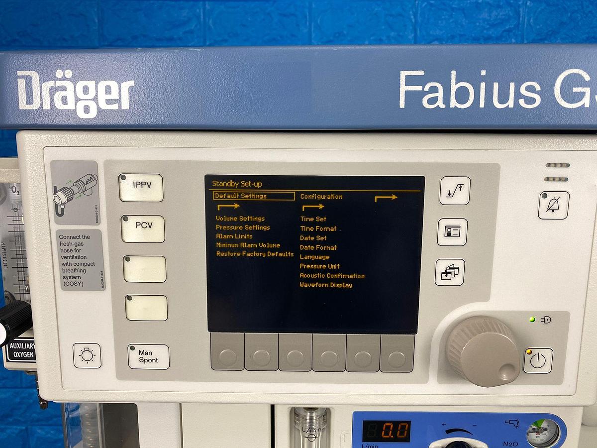 Used Dräger Fabius GS YOM: 2005.