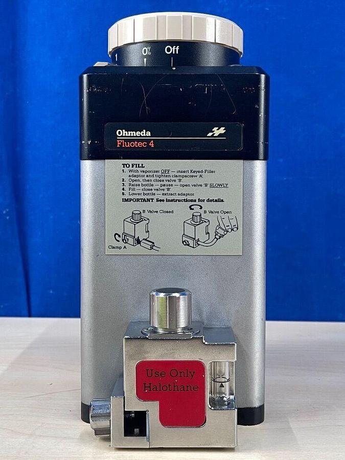 Used GE DATEX-OHMEDA Tec 4 Halothane