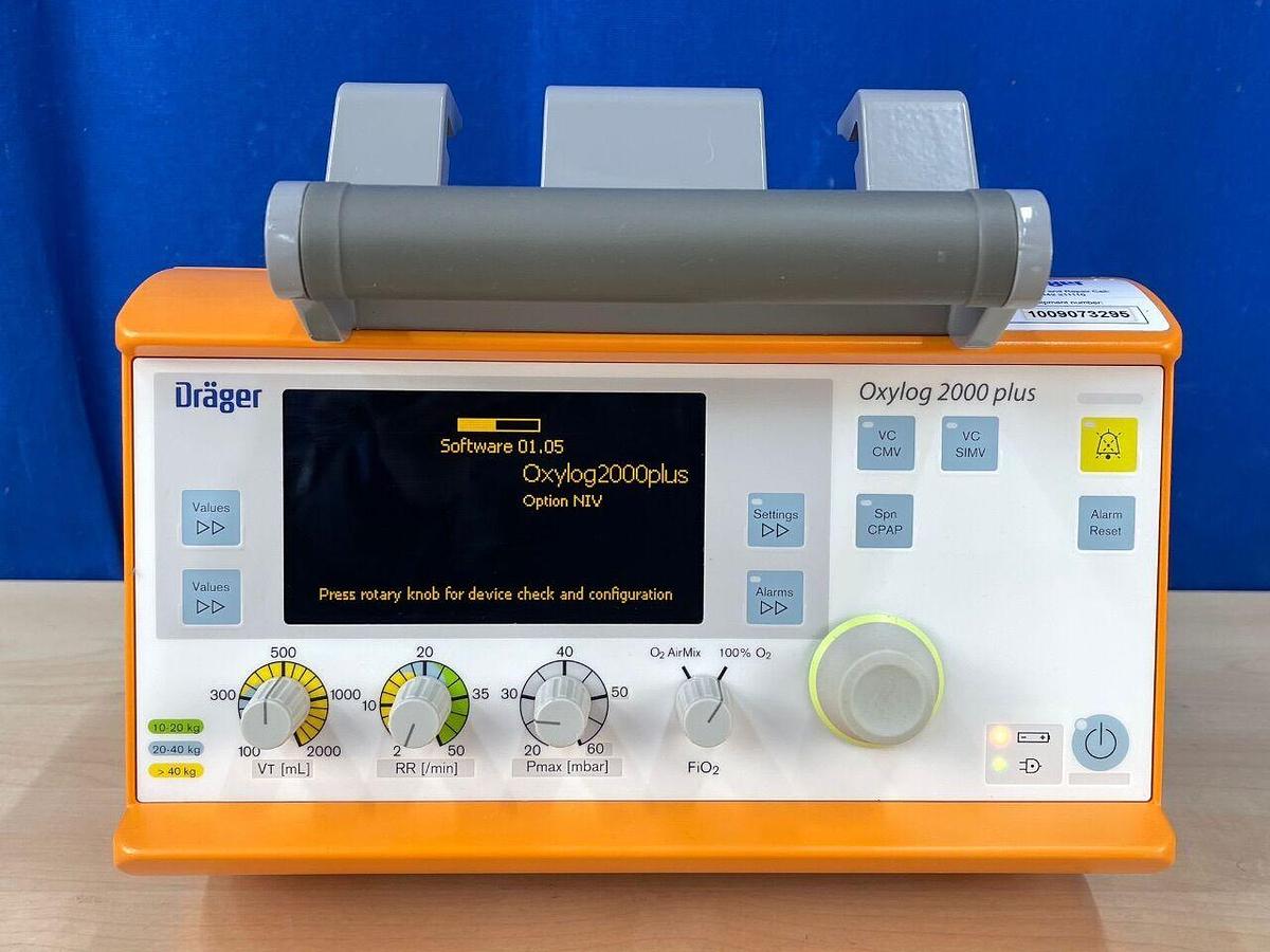 Used DRAEGER Oxylog 2000 plus YOM