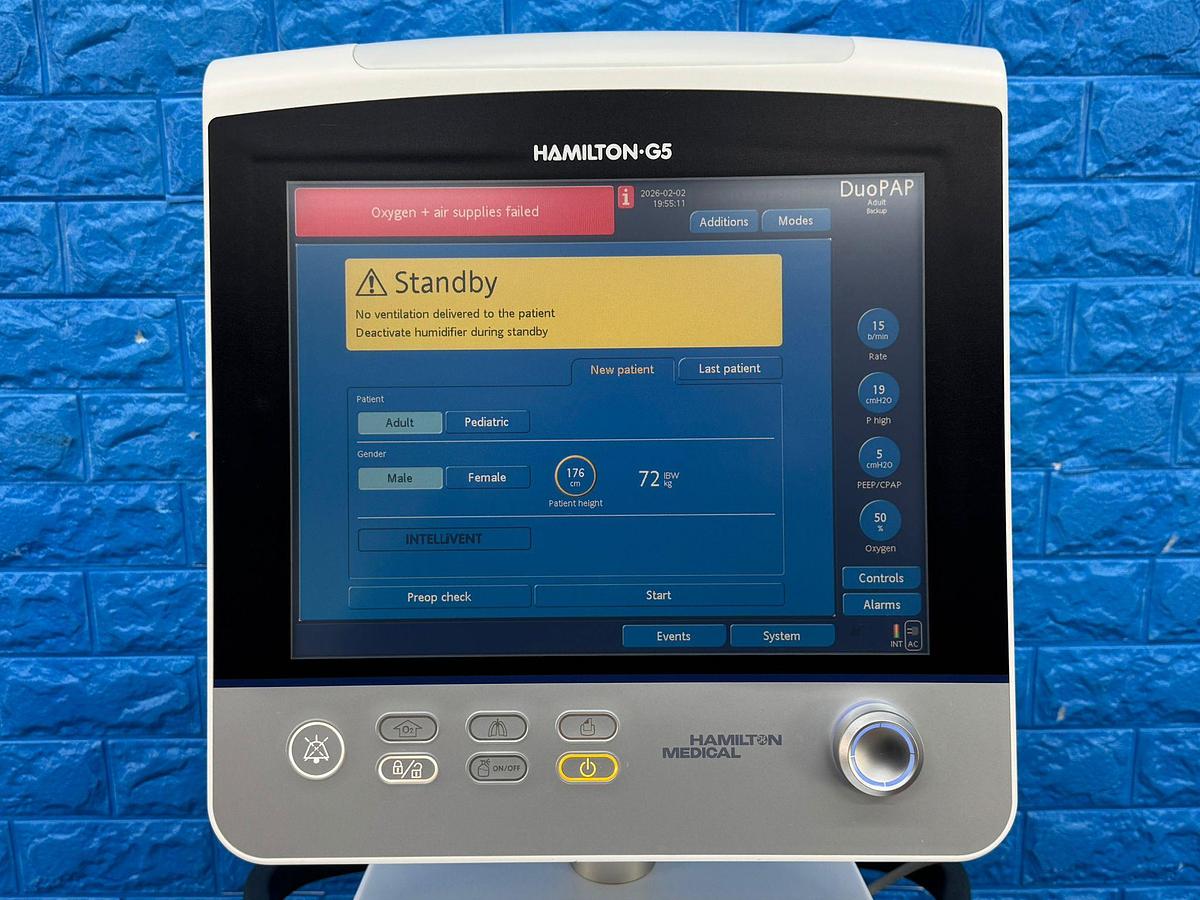 Used Hamilton G5 Ventilator Hours: 41576 YOM: 2011