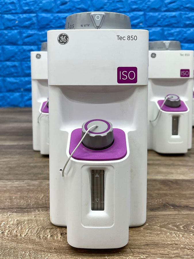 Used GE TEC 850 ISO Vaporiser  Total: 8 pieces  YOM: 2021  -1 piece  YOM: 2020 -7 pieces