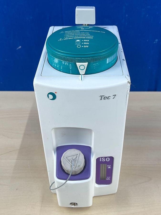 Used GE Datex Ohmeda TEC 7 Isoflurane Vaporiser