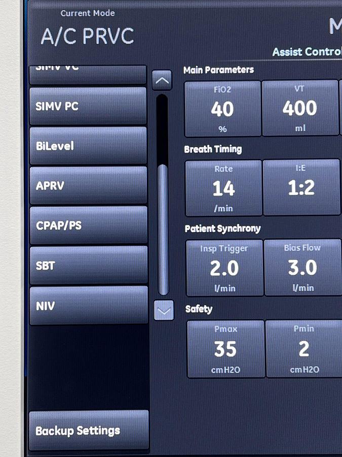 Used GE R860 Ventilator HR: 10203 YOM: 2020