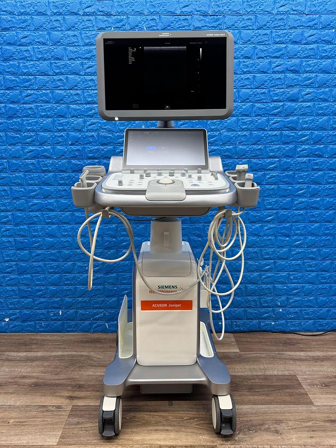 Used Siemens Healthineers Acuson Juniper Ultrasound YOM: 2018 Probe 10V4 YOM: 2018 16L4 YOM: 2019 18H5 YOM: 2018
