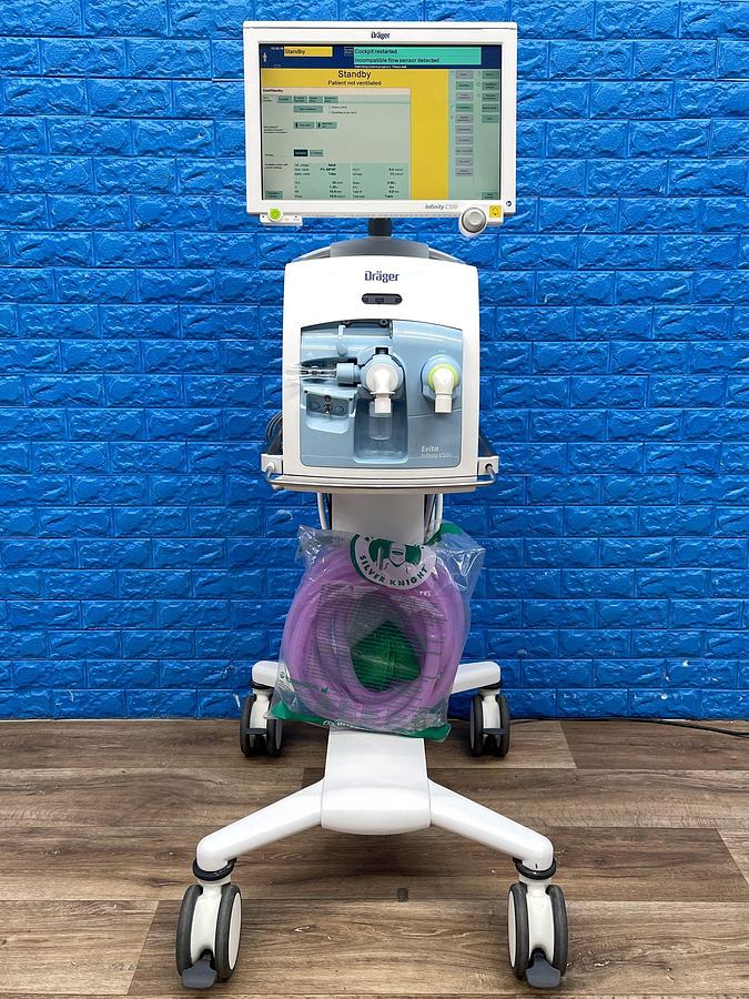 Used Dräger V500 Ventilator, YOM: 2015